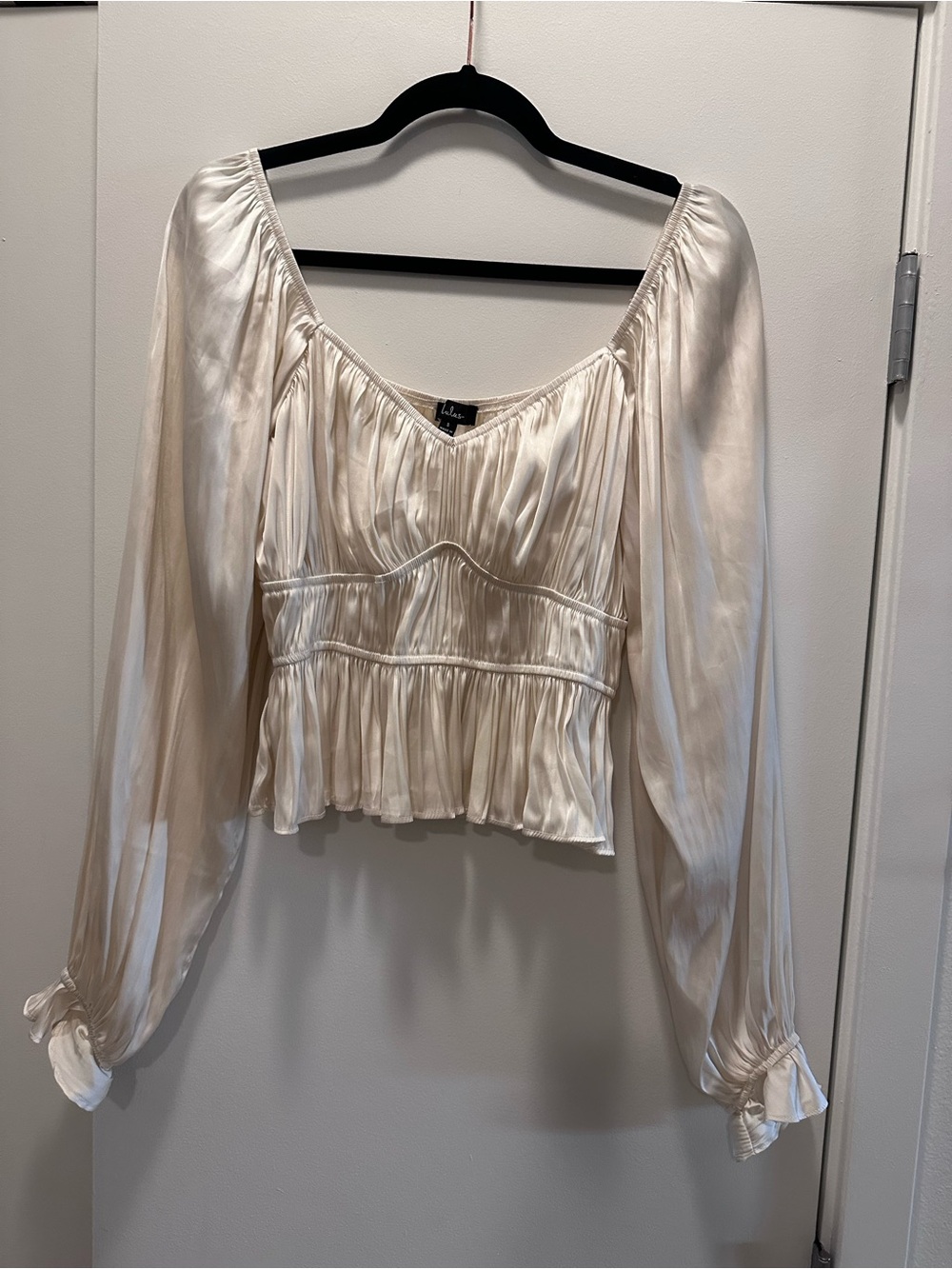 Lulus Satin Blouse